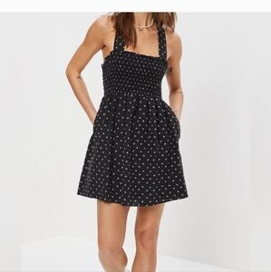 AE smocked cross back mini dress size Xs Petite